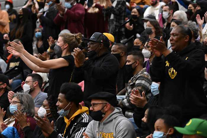 Roosevelt North Medford boys basketball Leon Neuschwander 77